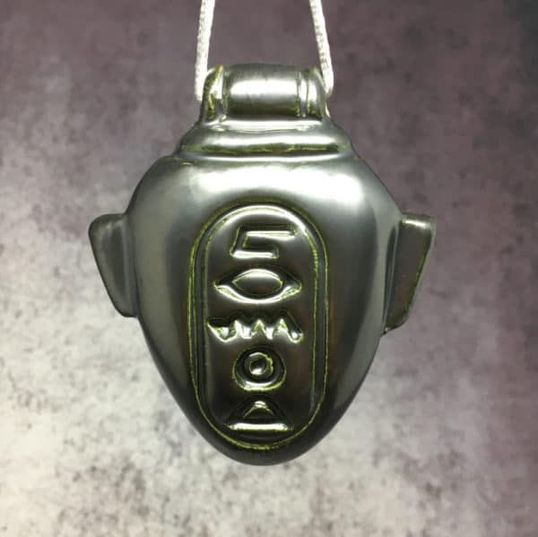 Amulette égyptienne pour l'Amour - Gris métallisé