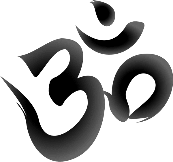 symbole bouddhiste Om ou AUM représentation d'un symbole hidouiste et bouddhiste sacré