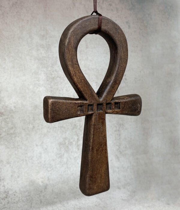 croix de vie égyptienne - Amulette Ankh égyptienne - Grès Naturel