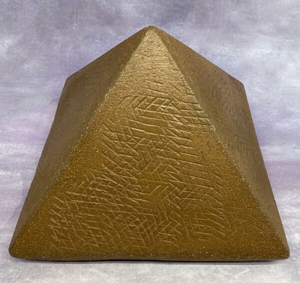 pyramide égyptienne - Pyramide énergétique en céramique - Pyramide énergétique (côté 14 cm) grès naturel