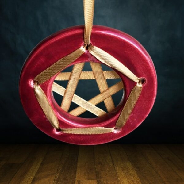 Amulette de chance - Rouge - amulette pentagramme chance aux jeux