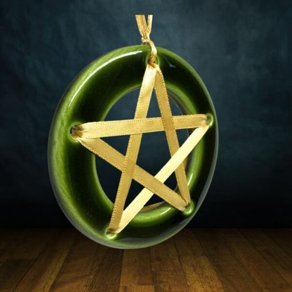 Amulette de chance - Vert - amulette pentagramme chance aux jeux