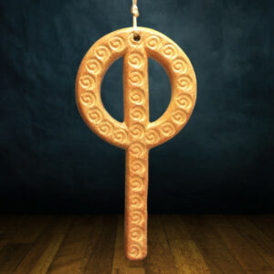 Amulette de protection "Phi" en céramique