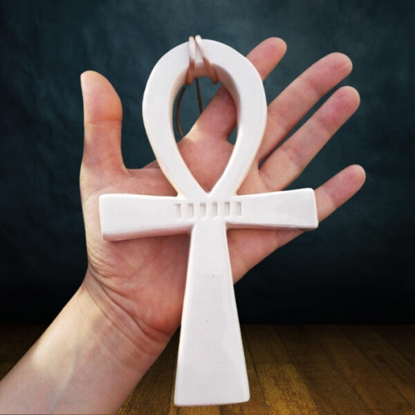 Croix de vie égyptienne - Amulette Ankh égyptienne - Bleu