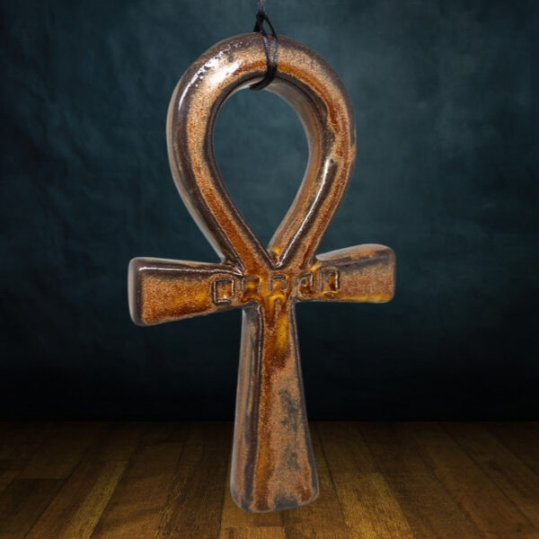 Croix de vie égyptienne - Amulette Ankh égyptienne - Bleu
