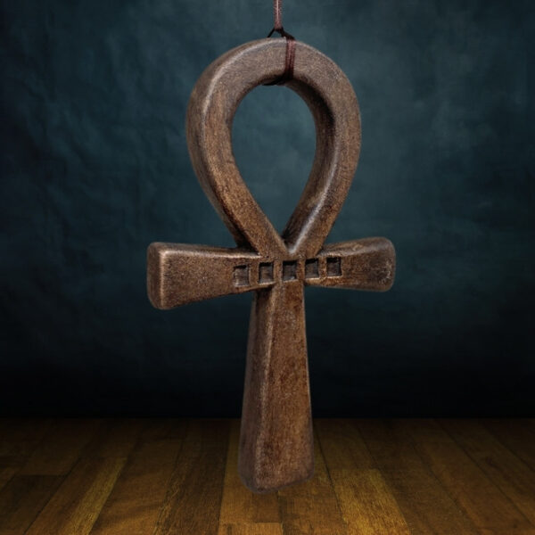 Croix de vie égyptienne - Amulette Ankh égyptienne - Bleu