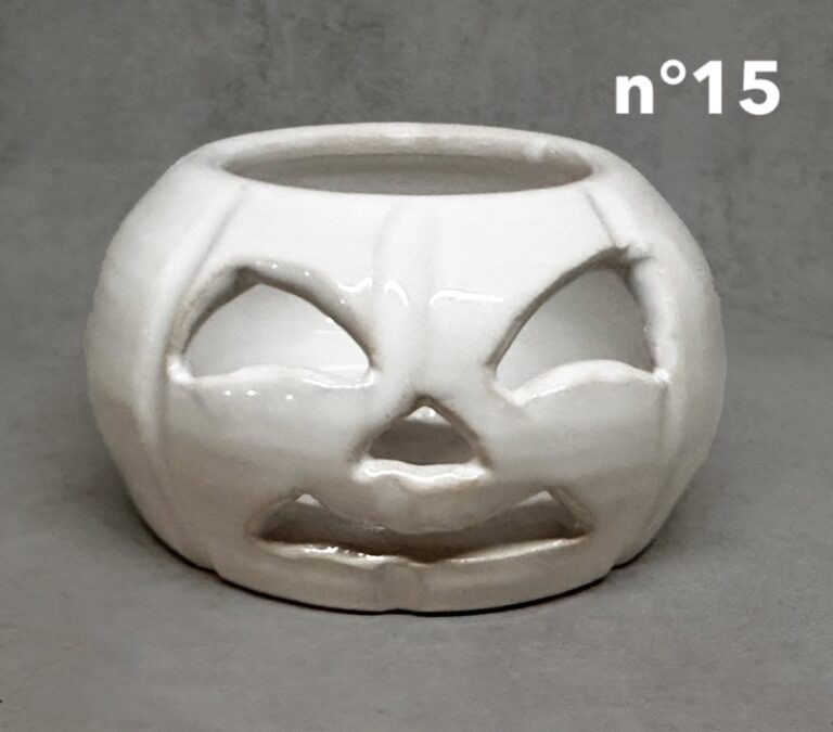 Couple De Citrouilles En Céramique à Peindre - Clay Magic - Halloween - Lot De 5
