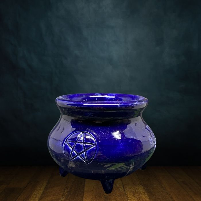 chaudron de sorcière en céramique fait main rituels wicca