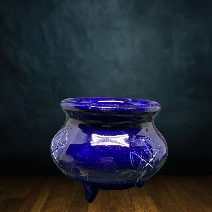 chaudron de sorcière en céramique fait main rituels wicca