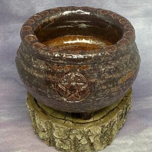 chaudron de sorcière en céramique fait main rituels wicca