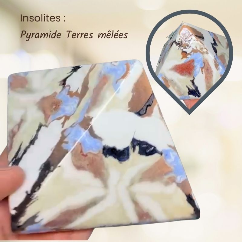 pyramide en céramique artisanale terres mêlées