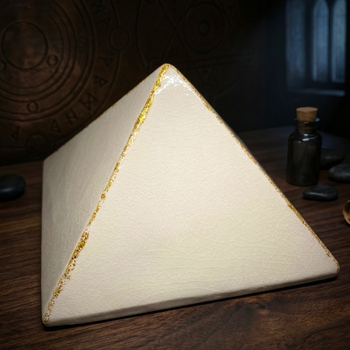 pyramide égyptienne - Pyramide énergétique en céramique - Pyramide énergétique (côté 14 cm)