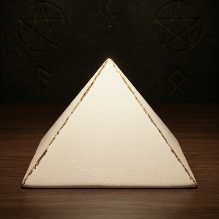 pyramide égyptienne - Pyramide énergétique en céramique - Pyramide énergétique (côté 14 cm)