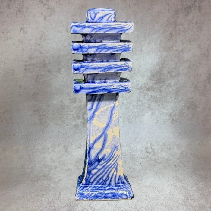 Pilier Djed Bleu céramique